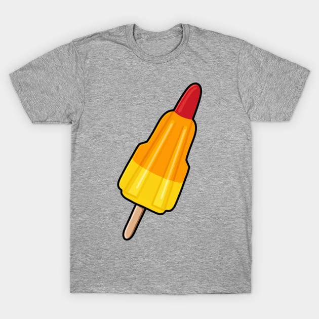 Rocket Shaped Ice Lolly T-Shirt by AlmightyClaire